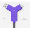 Logitech Swytch Hub Swytch Extender Swytch Connector with 1.5m / 4.9ft USB Cable 100-240v Swytch Hub Power Supply 100-240v