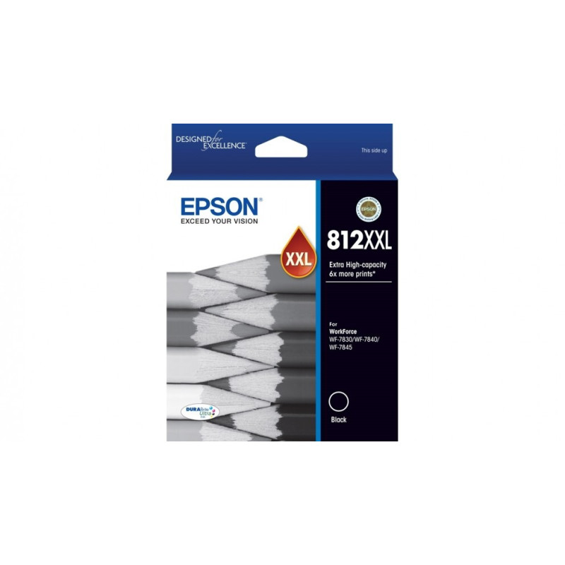 812XXL - Extra High Capacity Capacity DURABrite Ultra - Black Ink Cartridge