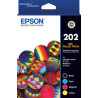 EPSON 202 Std 4 ink pack - XP-5100,WF-2860