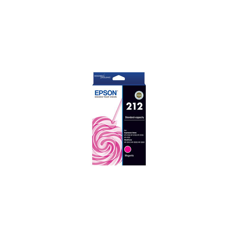 212 Std Magenta Ink - XP-4100, XP-3105, XP-3100, XP-2100, WF-2850, WF-2830, WF-2810