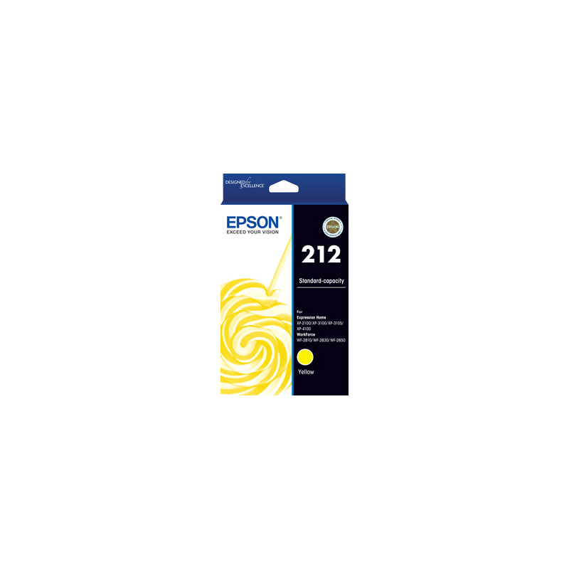 212 Std Yellow Ink - XP-4100, XP-3105, XP-3100, XP-2100, WF-2850, WF-2830, WF-2810