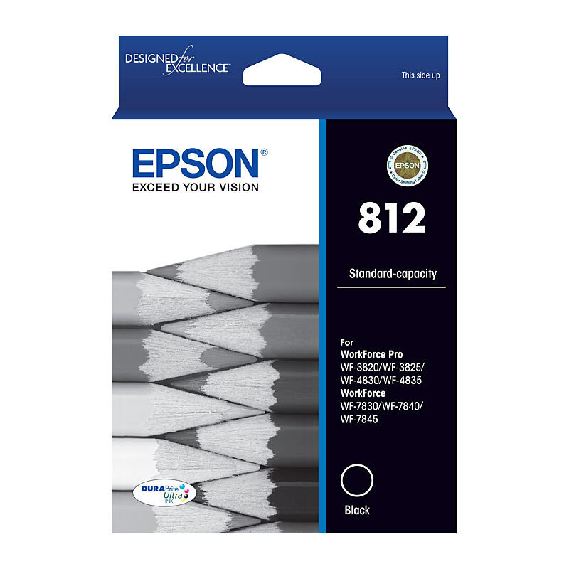 812 - Std Capacity DURABrite Ultra - Black Ink Cartridge