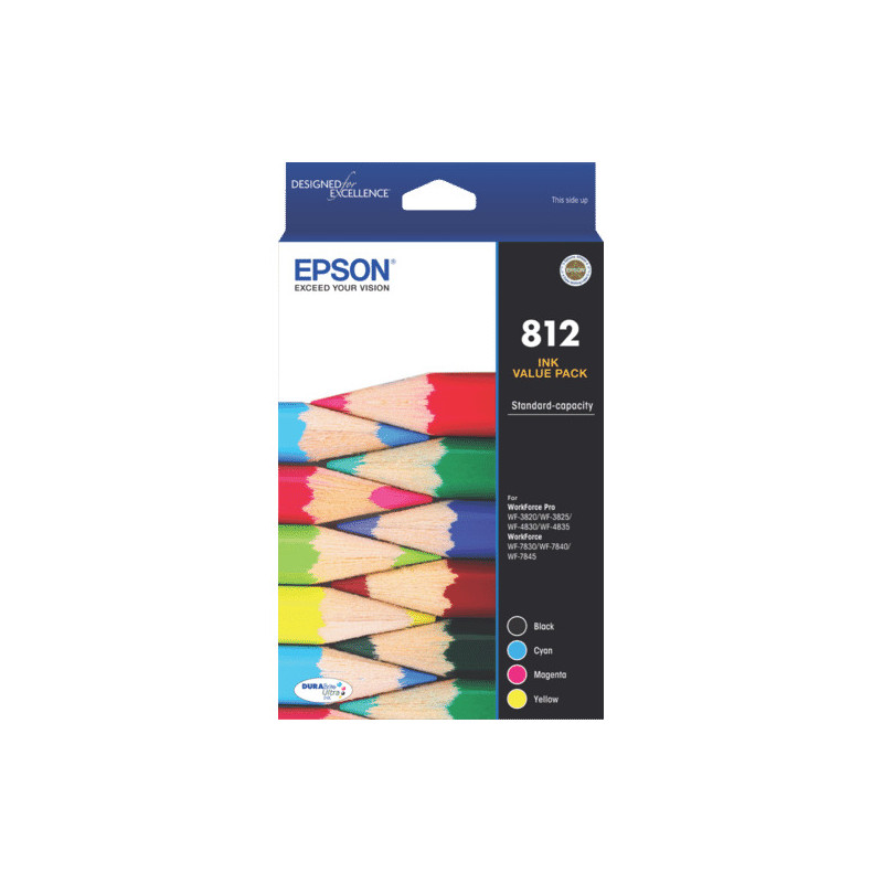 812 - Std Capacity DURABrite Ultra - Ink Cartridge Value Pack
