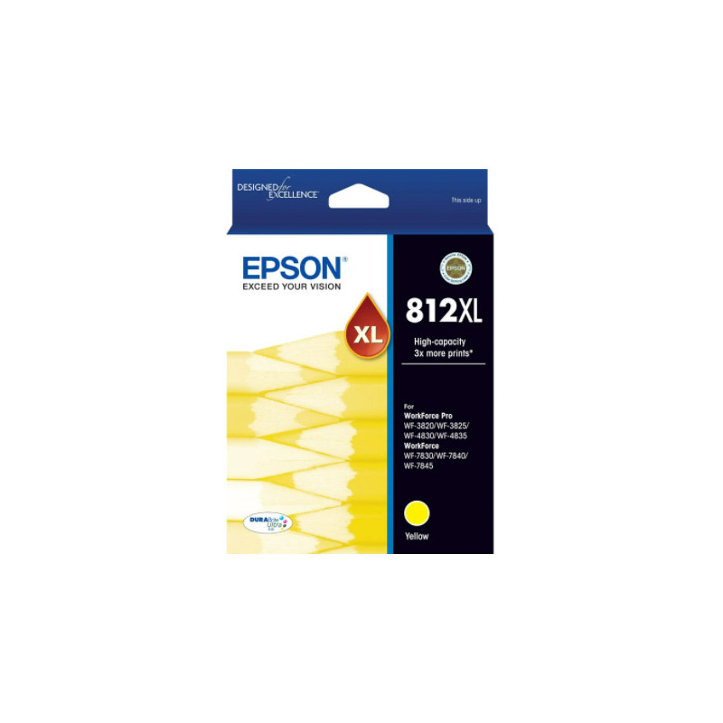 812XL - High Capacity Capacity DURABrite Ultra - Yellow Ink Cartridge