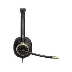 HP Poly Mission 825 Stereo USB Wired Headset (PU Leather Ear Cushions)