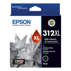312XL Black Ink Claria...