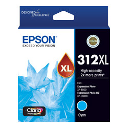 312XL Cyan Ink Claria Photo...