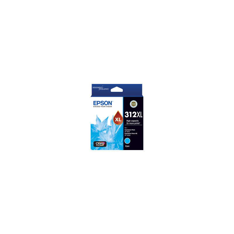 312XL Cyan Ink Claria Photo HD, XP-8500, XP-15000
