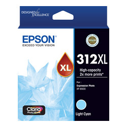 312XL Light Cyan Ink Claria...