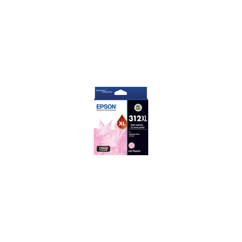 312XL Light Magenta Ink Claria Photo HD, XP-8500