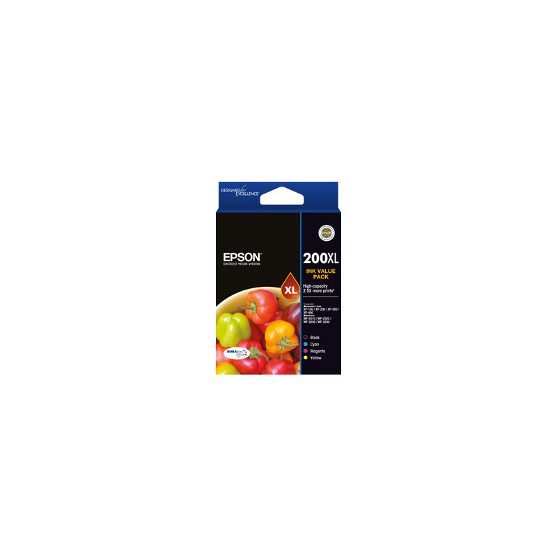 200XL High Cap DURABrite Ultra 4 ink Value Pack