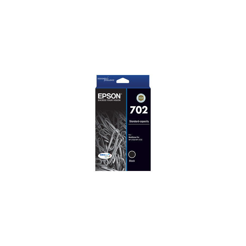 702 Std Black Ink DURABrite - WF-3720, WF-3725