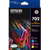 702 4x colour Ink Pack - WF-3720/3725