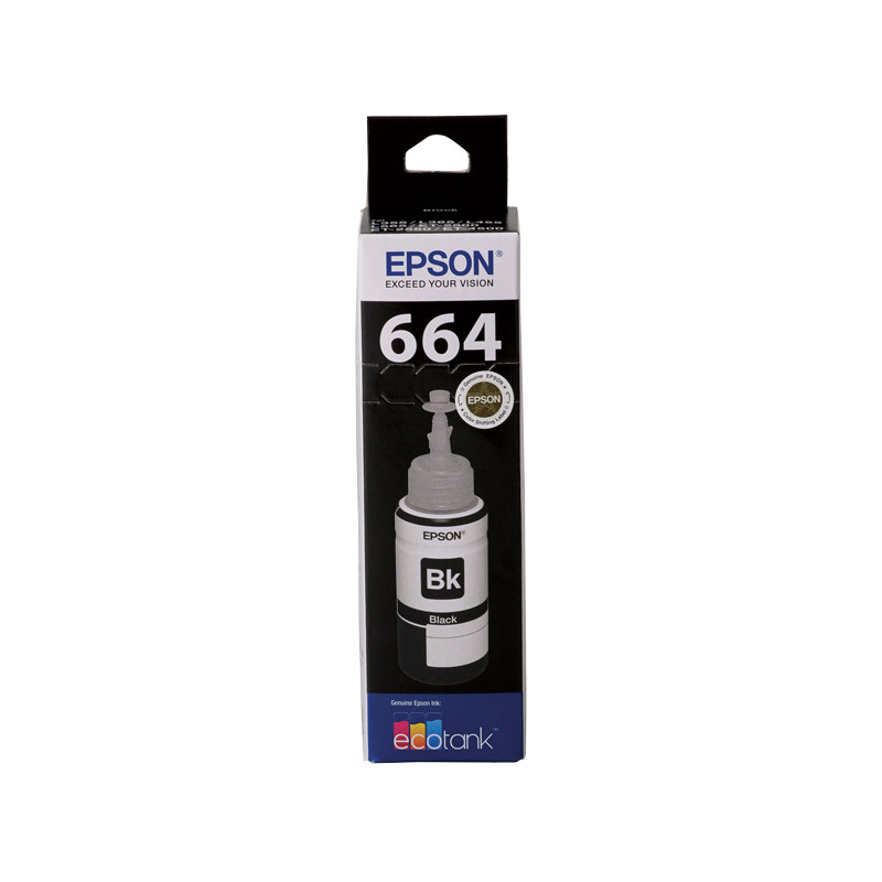 T664 Black EcoTank Ink Bottle (Epson EcoTank ET-2500, ET-2550, ET-4500)