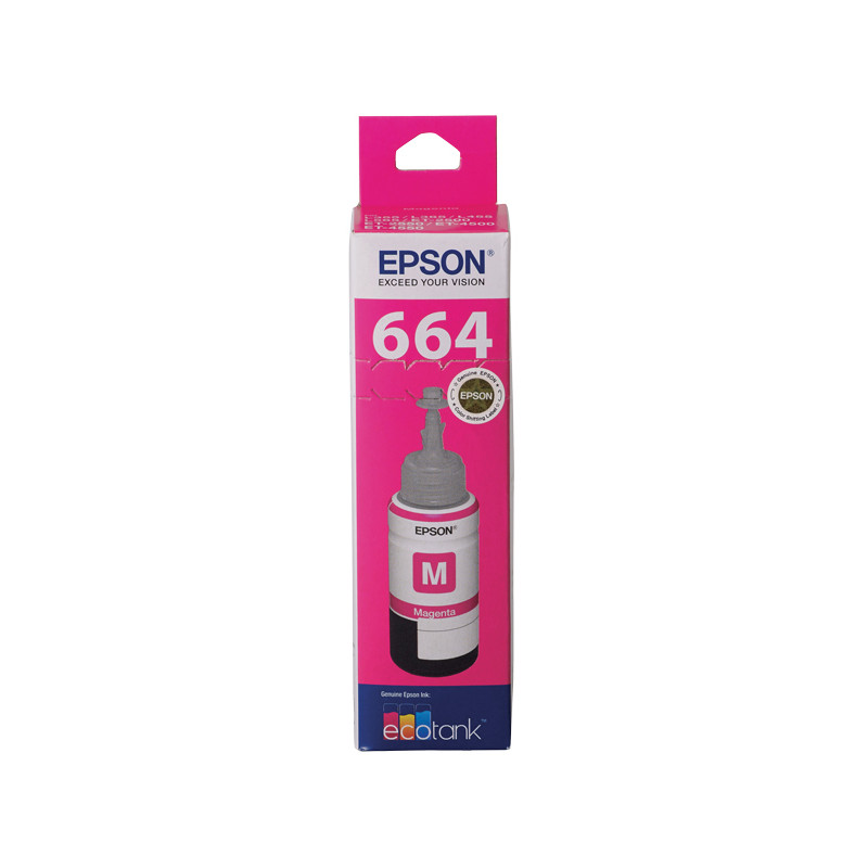 T664 Magenta EcoTank Ink Bottle (Epson EcoTank ET-2500, ET-2550, ET-4500, ET-4550)