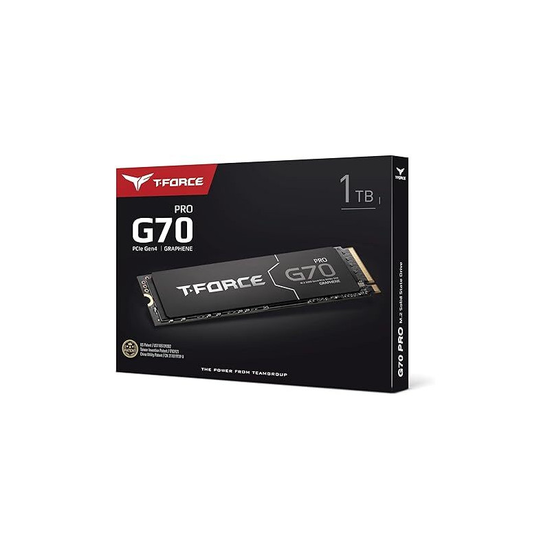 T-FORCE M.2-2280 PCI-E Gen4x4 G70 PRO 1TB RETAIL W/STICKER