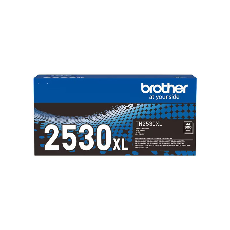Brother TN-2530 **NEW** MONO LASER TONER- STANDARD CARTRIDGE TO SUIT MFC-L2880DWXL/MFC-L2920DW/MFC-L2880DW/MFC-L2820DW/DCP-L2640