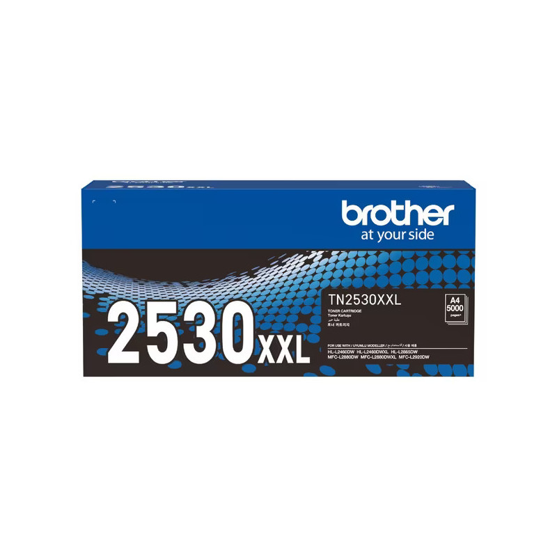 Brother TN-2530XXL **NEW** MONO LASER TONER - SUPER HIGH YIELD CARTRIDGE TO SUIT MFC-L2880DWXL/MFC-L2920DW/MFC-L2880DW/HL-L2460D
