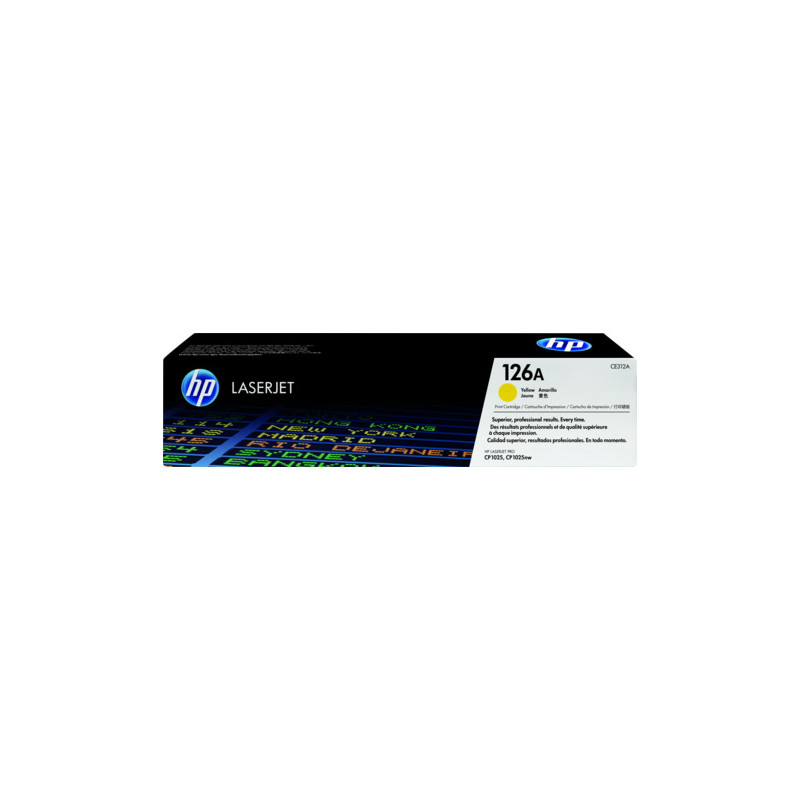 HP 126A Yellow LaserJet Print CP1025 Cartridge