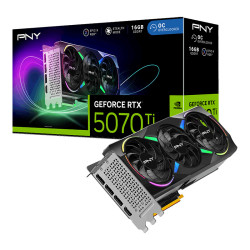 PNY VCG5070T16TFXXPB1-O RTX5070 Ti ARGB OC 16G Video Card
