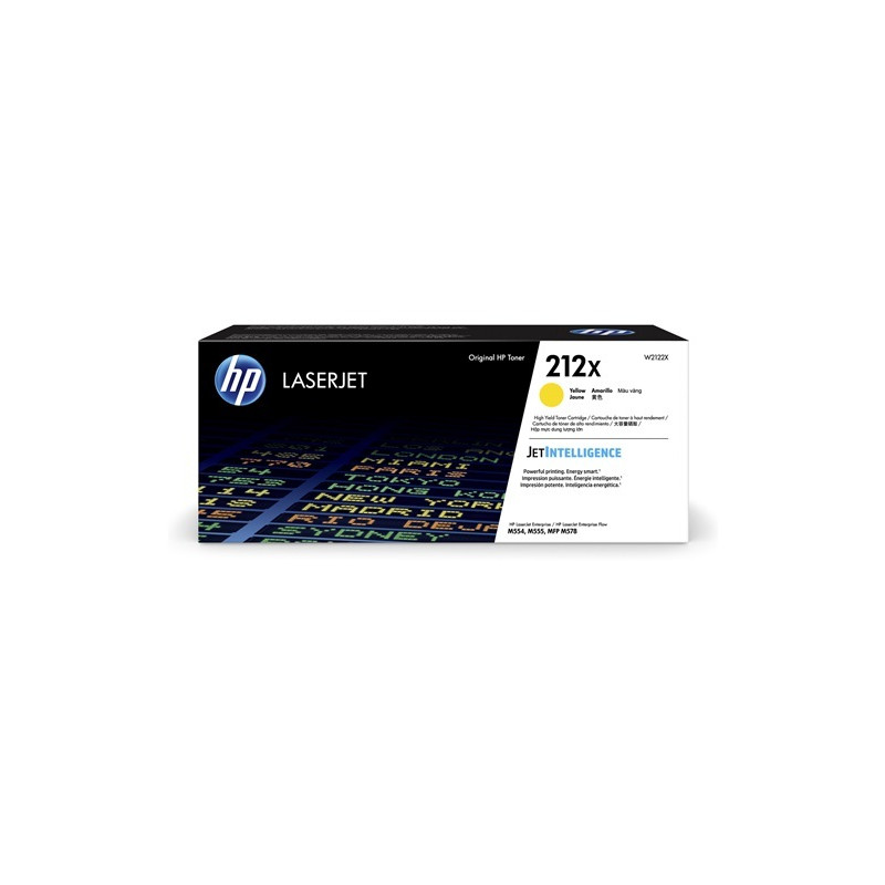 HP 212X YELLOW HIGH YIELD TONER - APPROX 10K PAGES - FOR M554, M555, M558 SERIES