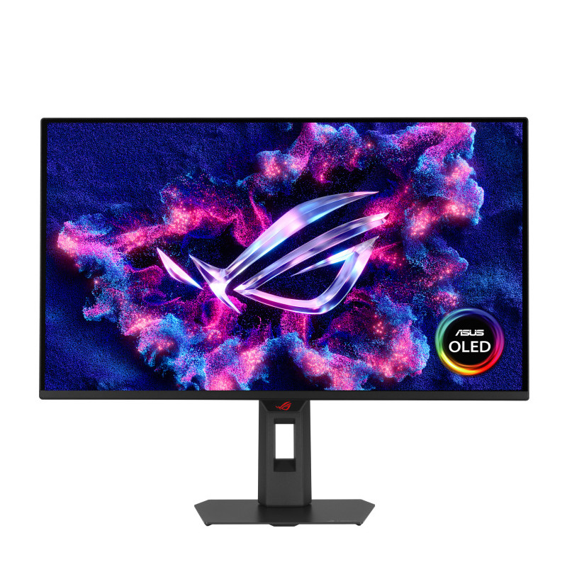 27-inch (26.5-inch viewable) 1440p QD-OLED, 240 Hz, 0.03ms, Neo Proximity Sensor, ASUS OLED Care Pro, ELMB, G-SYNC compatible, 9