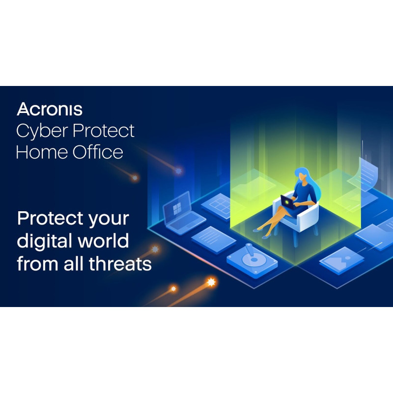 Acronis Cyber Protect Home Office Essentials Subscription 3 Computers - 1 year subscription