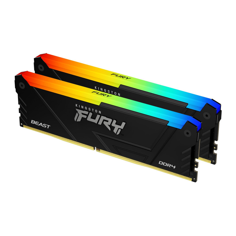 32GB 3200MT/s DDR4 CL16 DIMM (Kit of 2) FURY Beast RGB