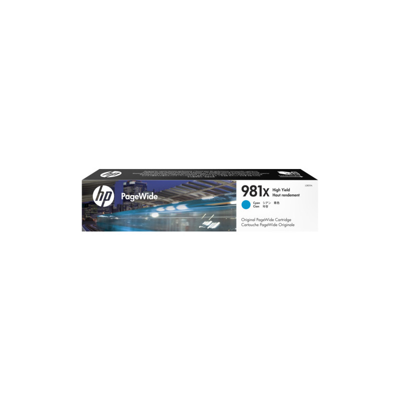 HP 981X Cyan Original PageWide Crtg