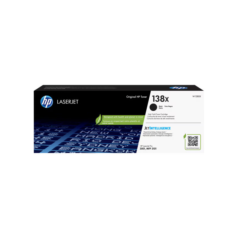 HP 138X High Yield Black Original LaserJet Toner Cartridge