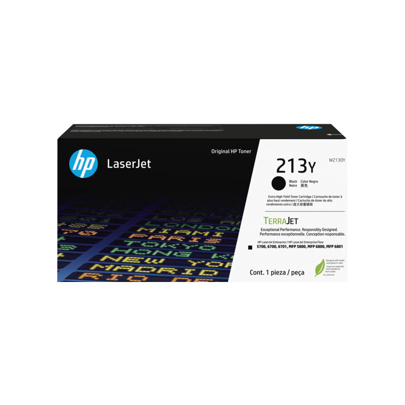 HP 213Y Blk Original LaserJet Toner Crtg