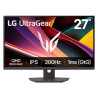 27" ULTRAGEAR,FSYNC,HDR400,16:9,IPS,QHD(2560x1440),1ms,200Hz,HDMI(2.1)x2,DP(1.4),TILT,PIVOT,HEIGHT,SWIVEL,VESA100x100,3YR WTY