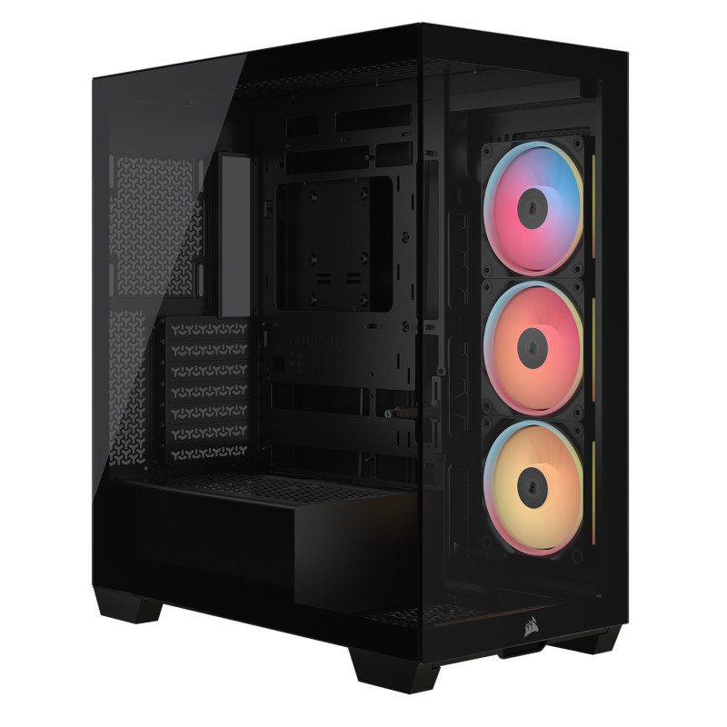 CORSAIR 3500X LX-R RGB Tempered Glass Mid-Tower PC Case Black