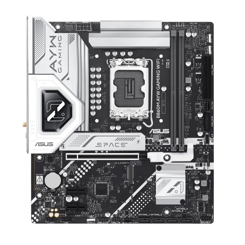 ASUS B860M AYW GAMING WIFI MB B860M, 4x DDR5, 1x PCI-E 4.0 x16, 2x M.2, 4x SATA3, WiFi