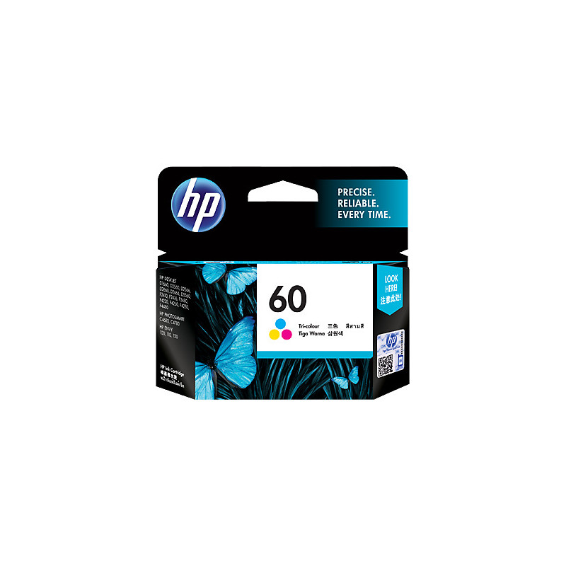 HP 60 TRI-COLOUR INK CARTRIDGE