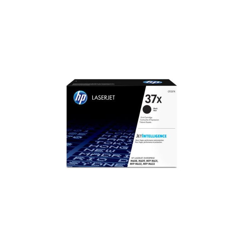 HP 37X Black LaserJet Toner Cartridge