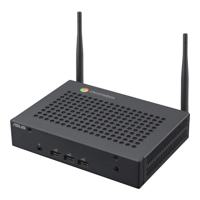 CF40 Fanless Chromebox - Celeron N4500, 8GB, 64GB eMMC, 5xUSB-A, 1xUSB-C, 2Xhdmi 4k, ChromeOS, 3YR OSS - Not Compatible with Goo